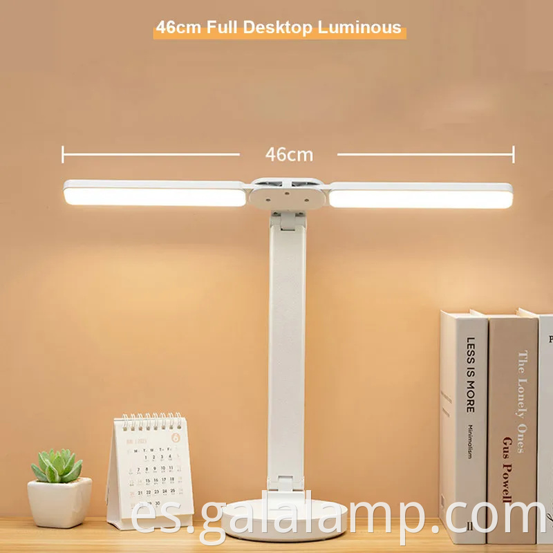 Lámpara de escritorio plegable plegable de control táctil inteligente para la oficina en casa